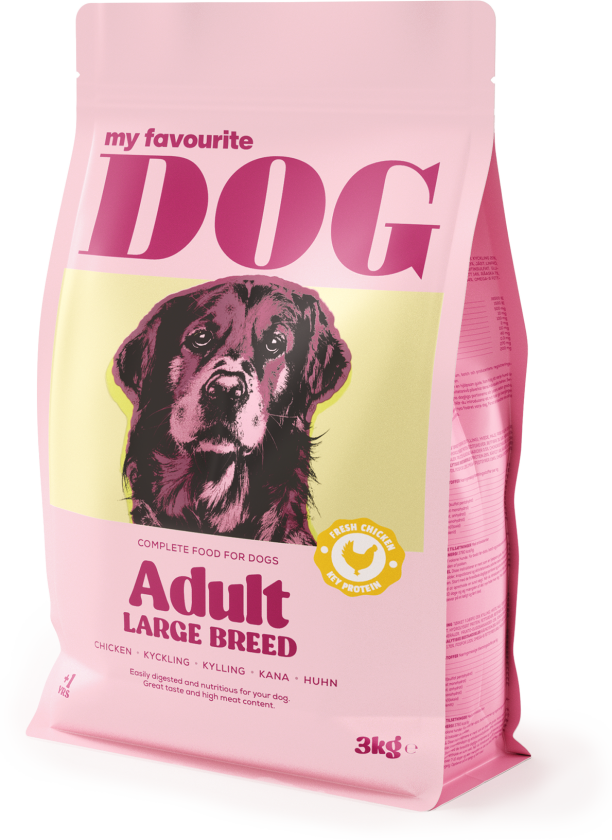 Kylling til hund av stor rase 3 kg - Hund - Hundefôr - Tørrfôr - My favourite DOG