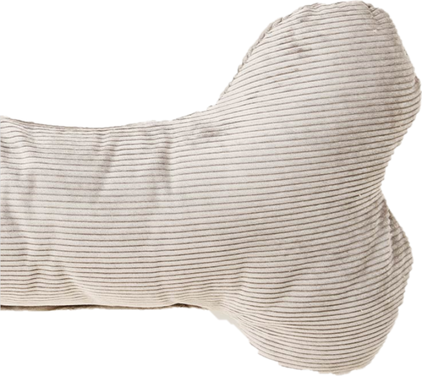 Lekeribbe, 50 cm, Sand - Hund - Hundeleker - Tøy- og plysjleker til hund - BiaBed