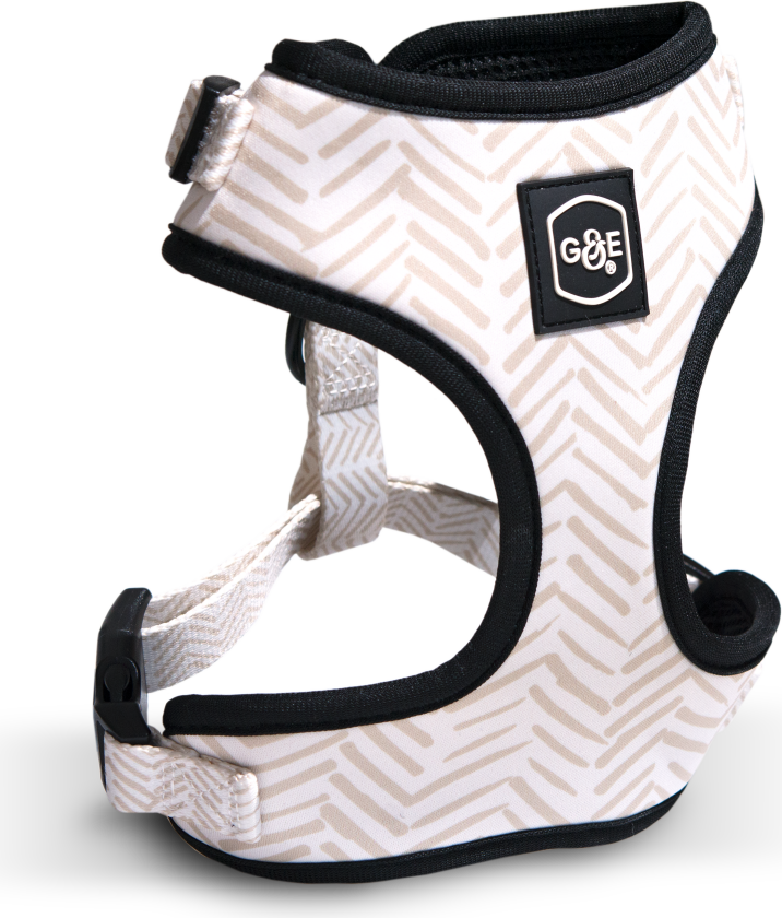 Bilde av Sele Chicish Soft M, Hals 39-51 cm, Bryst 46-61 cm, Mønstret - Hund - Halsbånd og seler - Sele til hund - Gustaf och Evita