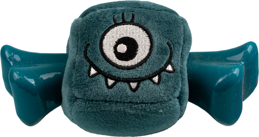 KuBen 15 x 65 x 65 cm Turkis - Hund - Hundeleker - Tøy- og plysjleker til hund - Pritax