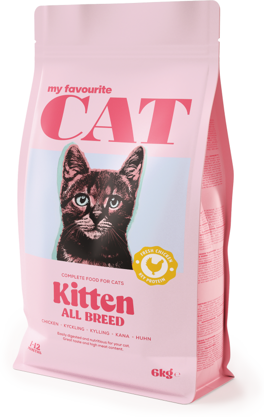 Kitten All Breed kylling 6 kg - Katt - Kattefôr - Tørrfôr - My favourite CAT