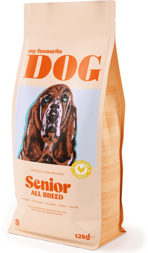 Senior Dog Kylling 12 kg - Hund - Hundefôr - Tørrfôr - My favourite DOG
