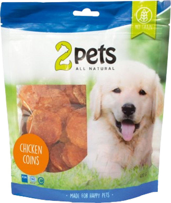 Dogsnack Kyllingmynter, 400 g - Hund - Hundesnacks - Tygg og tyggebein - 2 pets