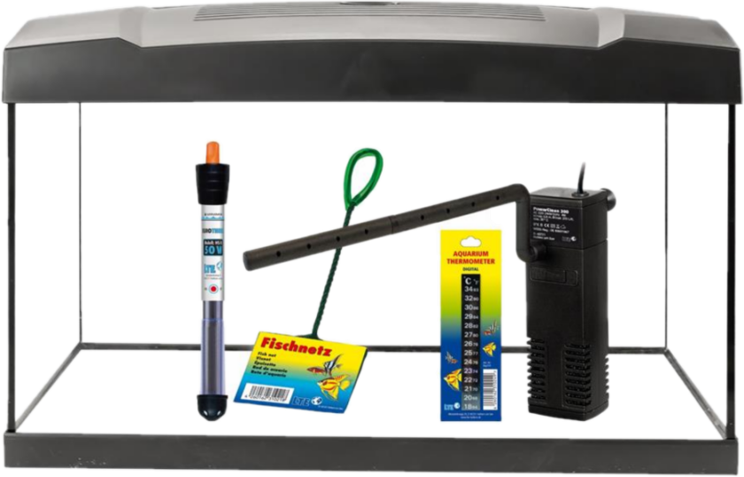 Bilde av Startsett Akvarium 57 liter 6 Watt LED 60x30x36,50 cm - Fisk - Akvarier - Aquaristik & Hobbebedarf