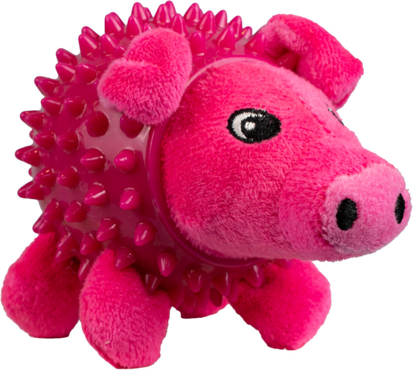 Taggis Hundeleketøy Gris 11 x 8 x 8 cm Rosa - Hund - Hundeleker - Tøy- og plysjleker til hund - Pritax