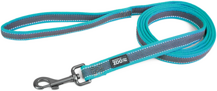 Kobling Rufus antiskli 20 mm x 180 cm Turkis - Hund - Kobbel og bånd - Leiebånd - Selected by ZOO