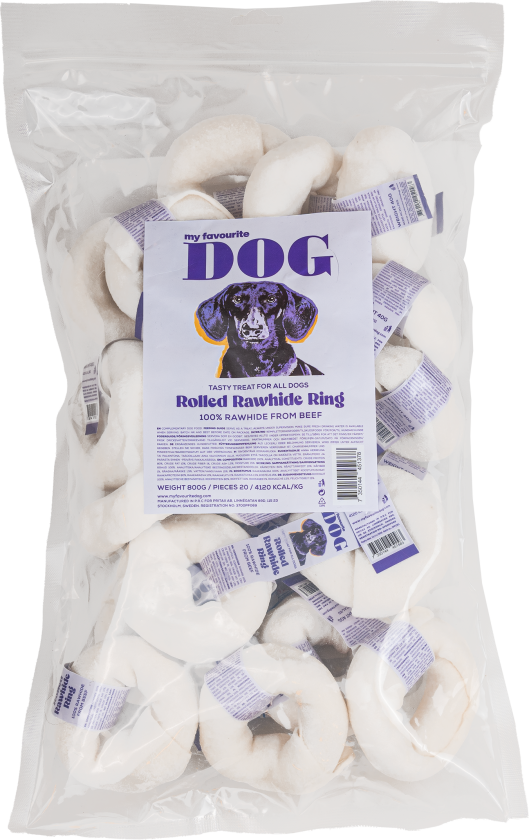 Rawhide Ring 7,5 cm, 20-pakning - Hund - Hundesnacks - My favourite DOG