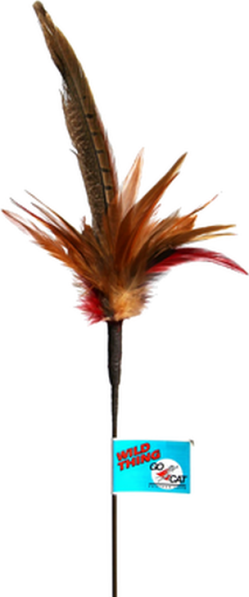 Da Bird™ Long Wild Thing Cat Toy Cat Rod Mix 100 cm - Katt - Halsbånd og seler - Halsbånd - Go Cat