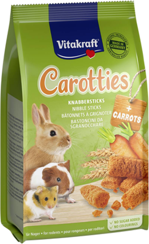 Gnager Carotties Snack 50 g - Smådyr - Snacks - Vitakraft