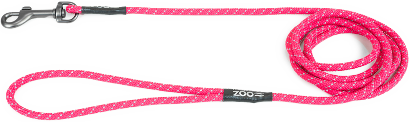 Kobling Rufus tau Φ6 mm x 180 cm Pink - Hund - Kobbel og bånd - Leiebånd - Selected by ZOO