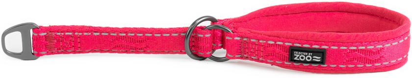 Hundehalsbånd Rufus halv jern 15 mm x 25-35 cm Rosa - Hund - Halsbånd og seler - Selected by ZOO