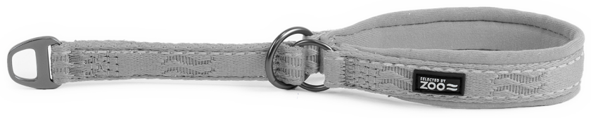 Hundehalsbånd Rufus halvjern 15 mm x 25-35 cm Grått - Hund - Halsbånd og seler - Selected by ZOO