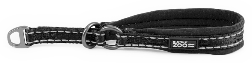 Hundehalsbånd Rufus halvjern 10 mm x 20-25 cm Svart - Hund - Halsbånd og seler - Selected by ZOO