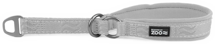 Hundehalsbånd Rufus halvjern 20 mm x 35-45 cm Grått - Hund - Halsbånd og seler - Selected by ZOO