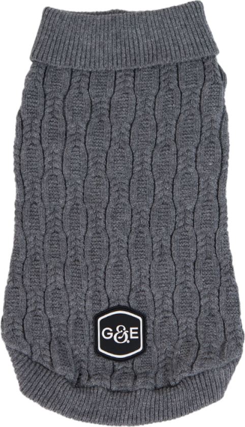Bilde av Strikket genser Comfort, 35 cm, Grå - Hund - Klær og dekken - Gustaf och Evita