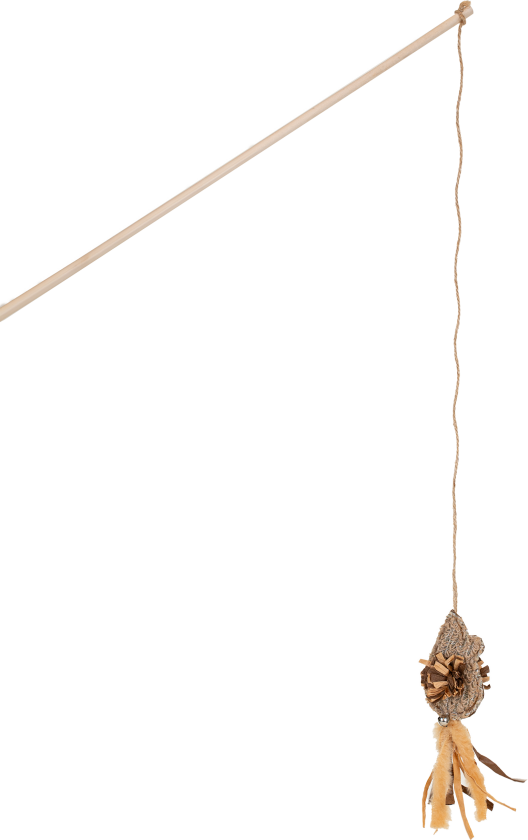 Naturlig Cliff kattestang, 5,5x40x2cm, Brun - Katt - Halsbånd og seler - Halsbånd - Pritax