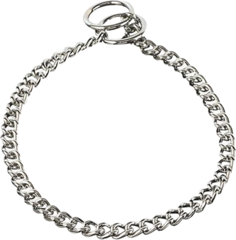 Helstrup Vridd Smal Lenke Krom 3mmx45cm - Hund - Halsbånd og seler - Herm. Sprenger