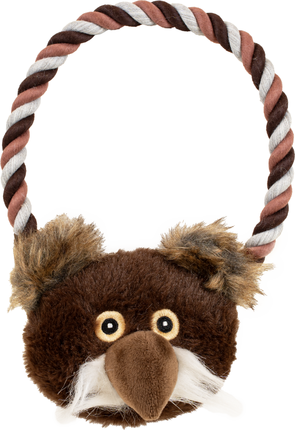 Hundeleketøy Owl Son, 22x19x7cm, flerfarget - Hund - Hundeleker - Tøy- og plysjleker til hund - Pritax