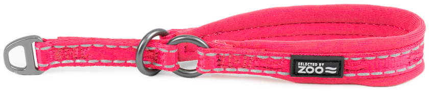 Hundehalsbånd Rufus halvjern 10 mm x 20-25 cm Pink - Hund - Halsbånd og seler - Selected by ZOO