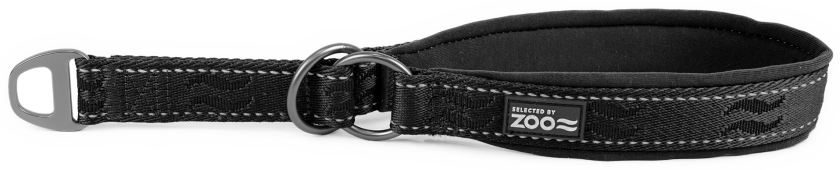 Hundehalsbånd Rufus halvjern 25 mm x 40-50 cm Sort - Hund - Halsbånd og seler - Selected by ZOO