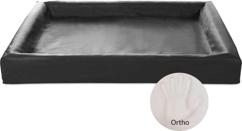 Biabed Ortho svart nr. 7 - 100 x 120 cm - Hund - BiaBed