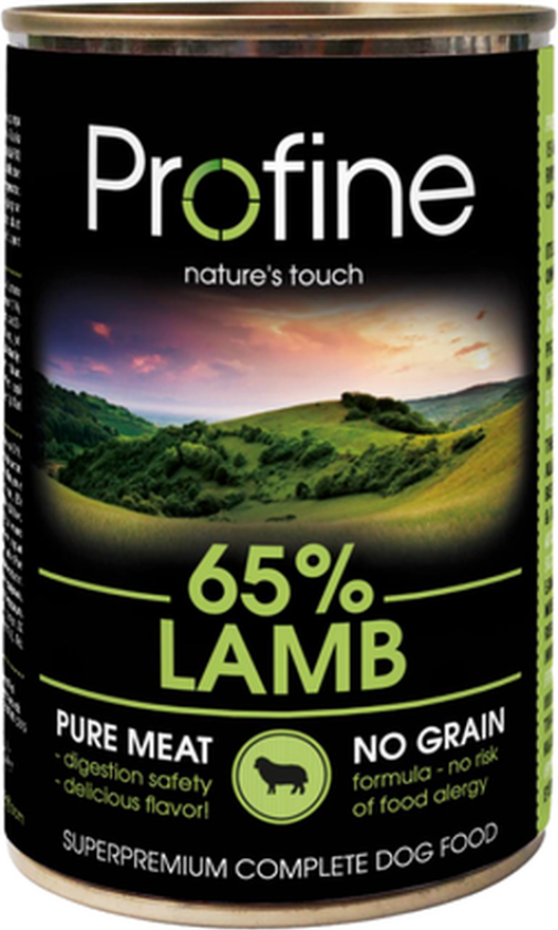 Våtfôrbokser til hund 65 % lam med hjerter 400 g - Hund - Hundefôr - Våtfôr - Profine