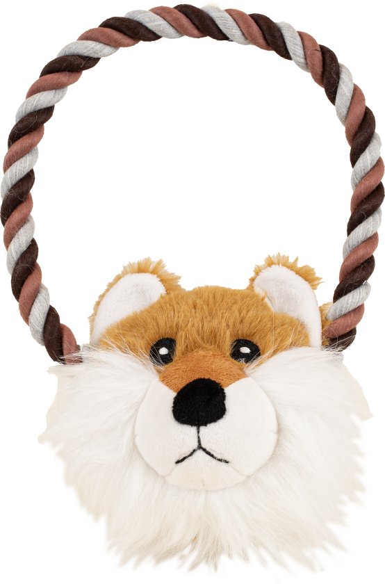 Hundeleketøy Foxson, 22x19x7cm, Flerfarget - Hund - Hundeleker - Tøy- og plysjleker til hund - Pritax