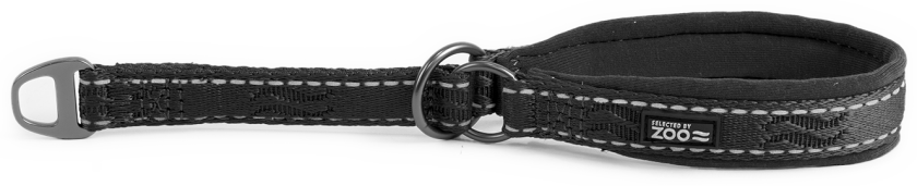 Hundehalsbånd Rufus halvjern 15 mm x 25-35 cm Sort - Hund - Halsbånd og seler - Selected by ZOO