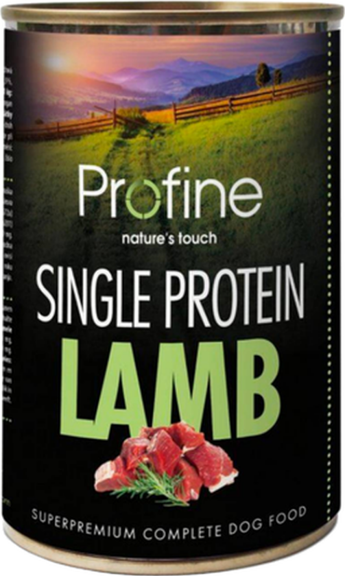 Hund Single Protein Lam 400g - Hund - Hundefôr - Våtfôr - Profine