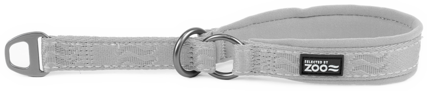 Hundehalsbånd Rufus halvjern 20 mm x 30-40 cm Grått - Hund - Halsbånd og seler - Selected by ZOO