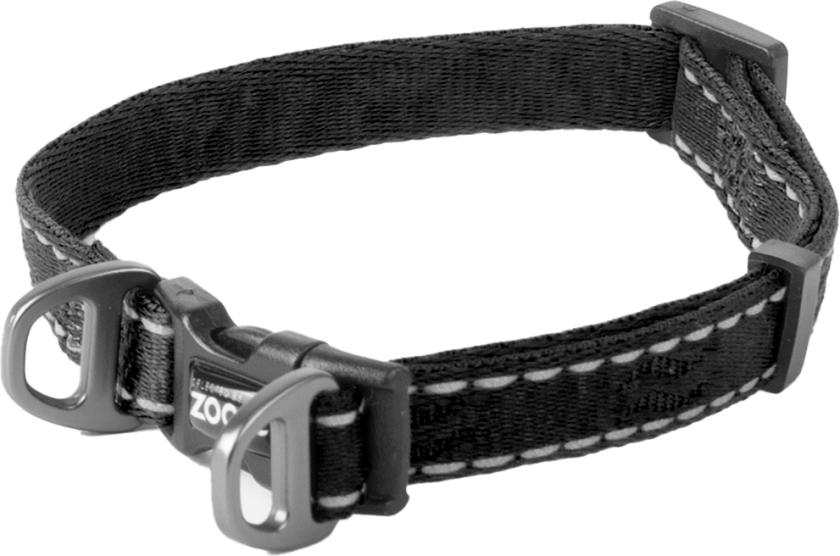 Bilde av Hundehalsbånd Rufus justerbart, 10 mmx22-35cm, Svart - Hund - Halsbånd og seler - Selected by ZOO