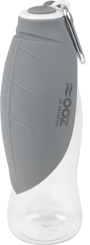 Leaf vannflaske med skål Grå - Hund - Utstyr - Skåler og flasker - Selected by ZOO