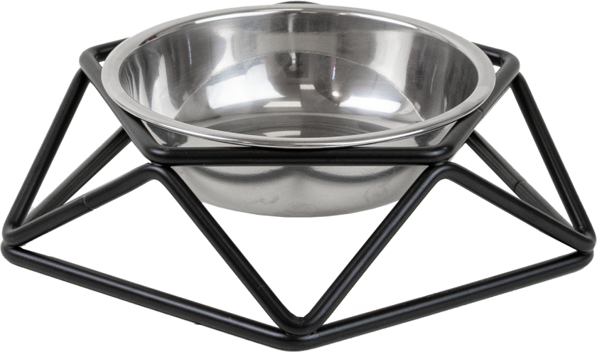 Matbolle Pentagon Black S 160ml, 15x5cm - Katt - Matplassen - Matskål og vannskål til katt - Selected by ZOO