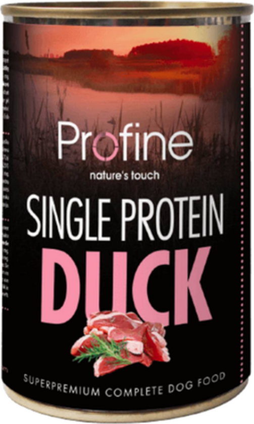 Hund Single Protein Duck 400 g - Hund - Hundefôr - Våtfôr - Profine