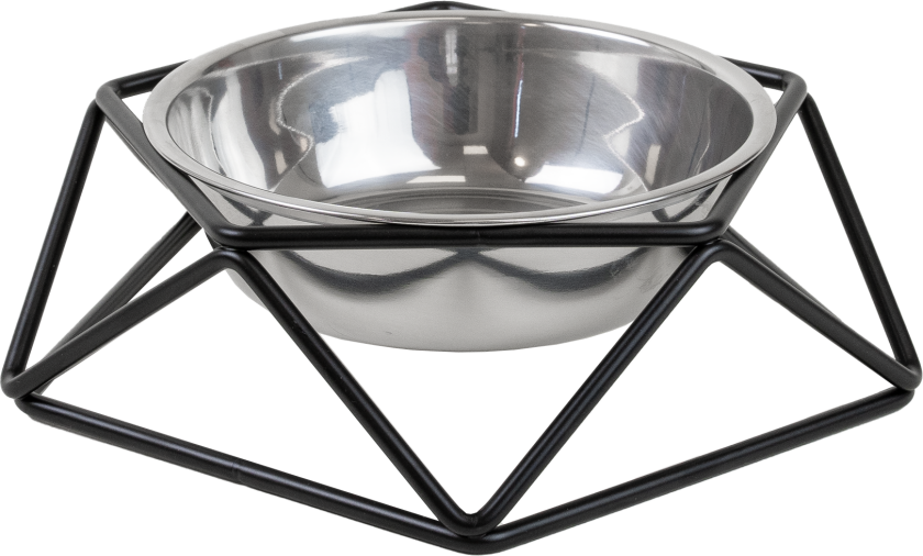 Matbolle Pentagon Black M 350ml 19x6cm - Katt - Matplassen - Matskål og vannskål til katt - Selected by ZOO