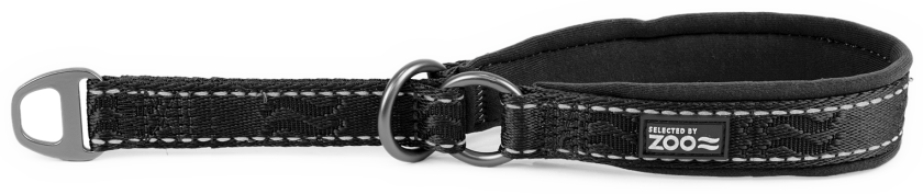 Hundehalsbånd Rufus halvjern 20 mm x 35-45 cm Sort - Hund - Halsbånd og seler - Selected by ZOO