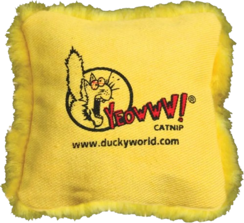 Catnip Kudde 6,5 x 6,5 cm - Katt - Halsbånd og seler - Seler - Yeowww!