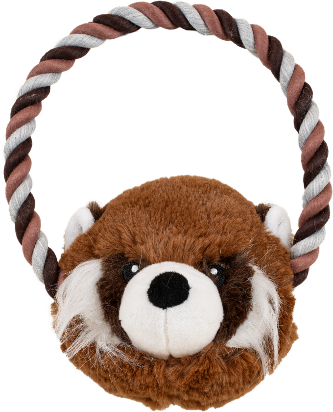 Hundeleke Pandansson, 22x19x7cm, Flerfarget - Hund - Hundeleker - Tøy- og plysjleker til hund - Pritax