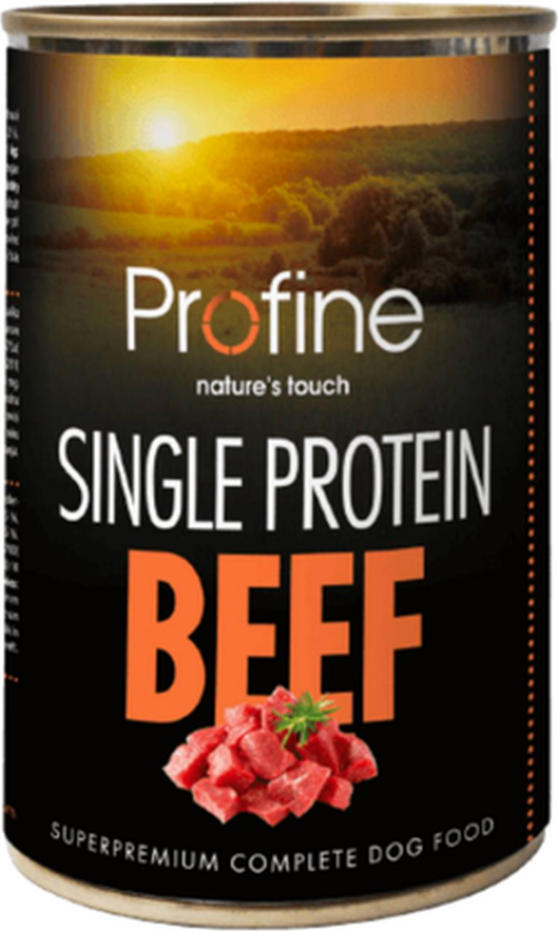Dog Single Protein Beef Orange 400g - Hund - Hundefôr - Våtfôr - Profine