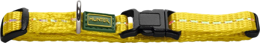 Halsbånd Tripoli VB 25-35/S Nylon Yellow Reflective - Hund - Hunter