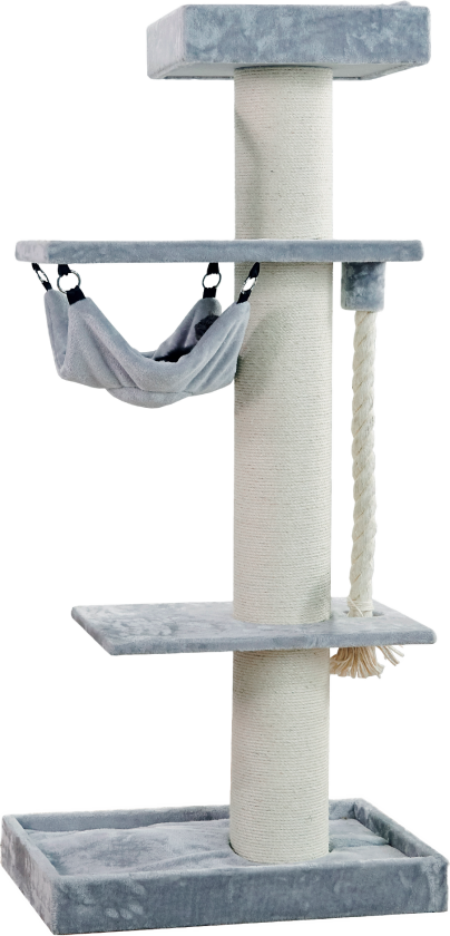 Bilde av Klorebrett Manaslu, 80x50x170cm, Grå - Katt - Kattemøbler - Kloremøbler - Selected by ZOO