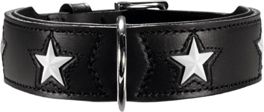 Halsbånd Magic Star 42/S-M Cowleather Svart - Hund - Halsbånd og seler - Hunter