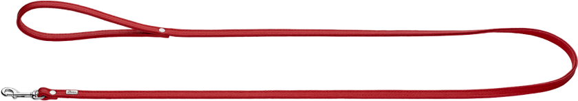 Dog Leash Nappa Petit Red 140cm/8mm - Hund - Kobbel og bånd - Leiebånd - Hunter