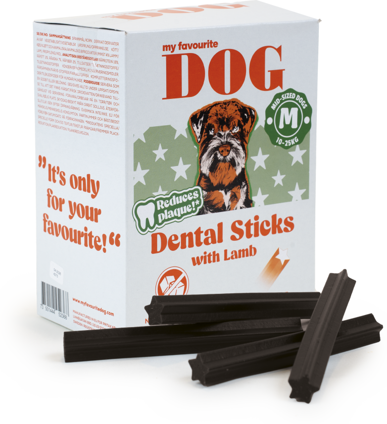 Tannstikker Lam M - 28-pakning - Hund - Hundesnacks - My favourite DOG