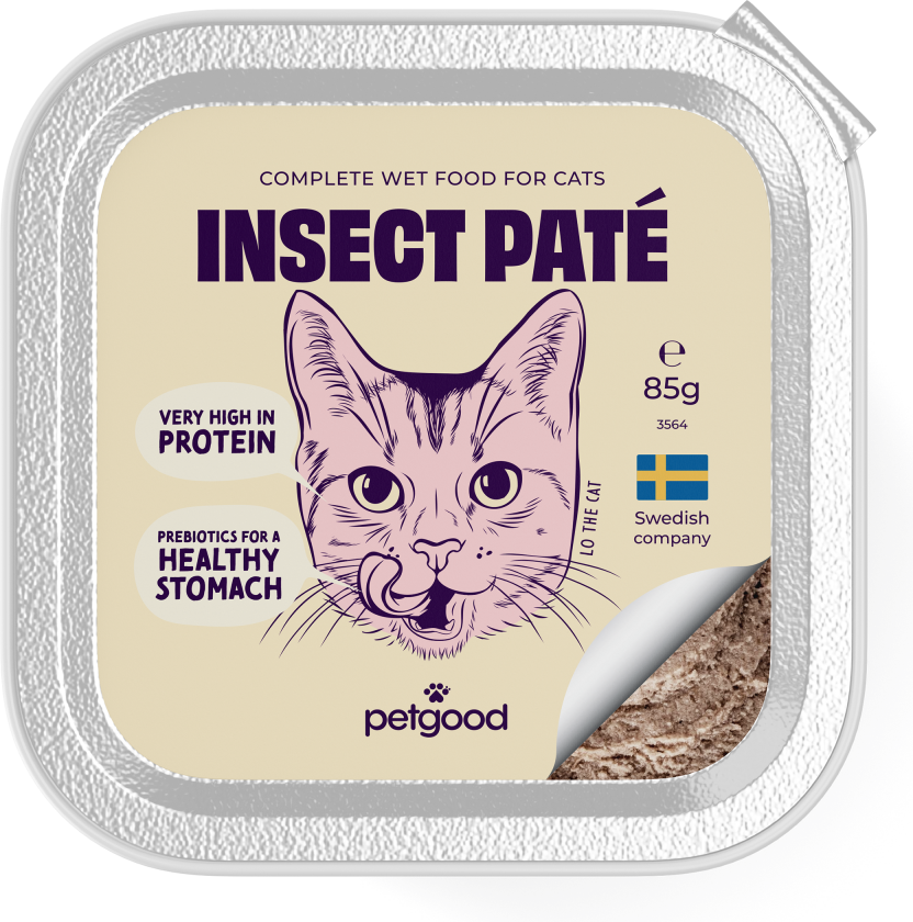 Insektbasert våtfôr for voksne katter, 85 g - Katt - Kattefôr - Våtfôr - Petgood
