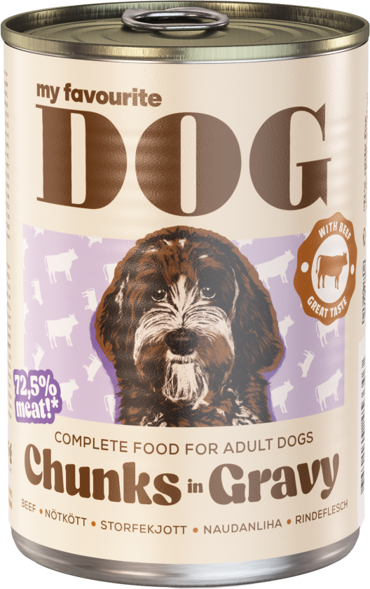 Våtfôr Oksekjøtt 415 g - Hund - Hundefôr - Våtfôr - My favourite DOG