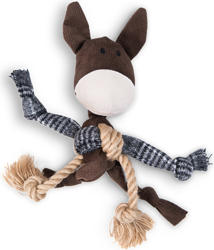 Hundeleketøy Sadie, 30x18cm, Flerfarget - Hund - Hundeleker - Tøy- og plysjleker til hund - Gustaf och Evita