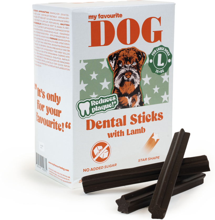 Tannstikker Lamb L - 28-pakning - Hund - Hundesnacks - My favourite DOG