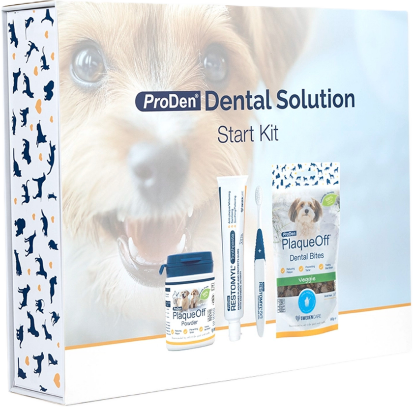 Dental Solution Dental Care Box Startpakke - Hund - Hundesnacks - ProDen Plaque Off