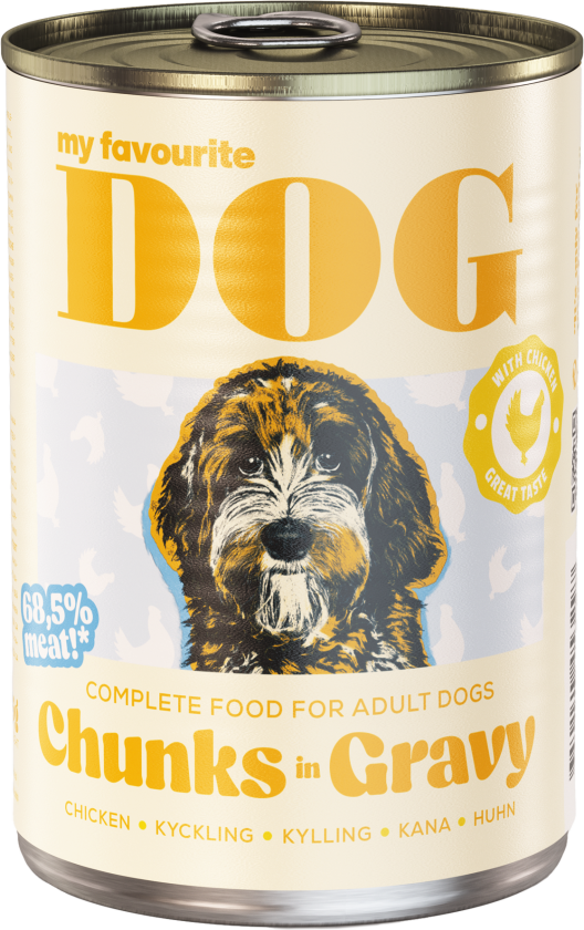 Våtfôr Kylling 415 g - Hund - Hundefôr - Våtfôr - My favourite DOG